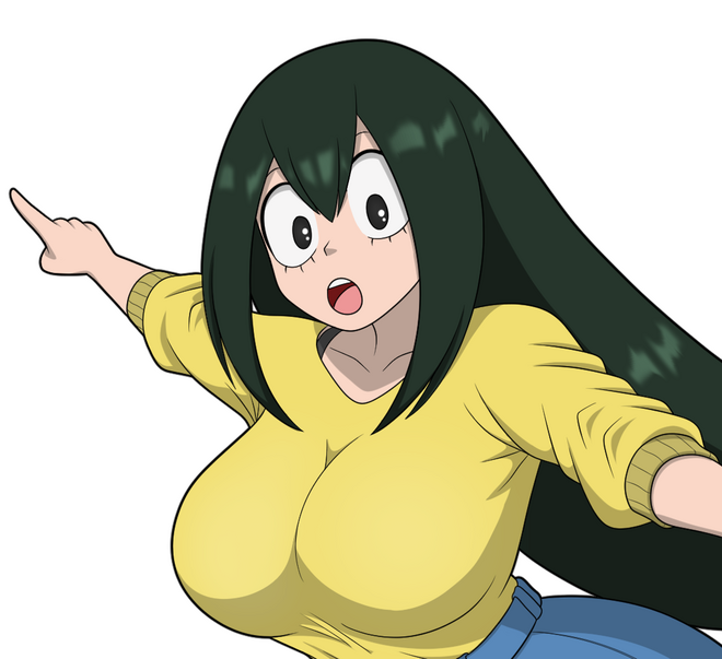 Tsuyu Pointing Meme